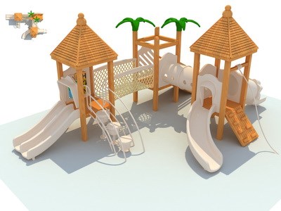 Parque de juegos al aire libre para niños aprobado por la CE TQ-MT516