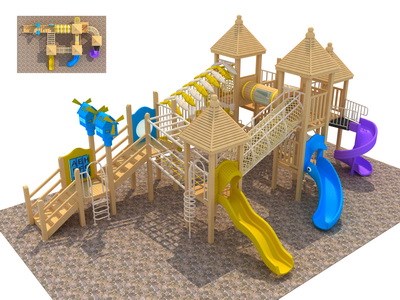 Parque infantil al aire libre Parque de atracciones para niños Artículo en venta TQ-MT518