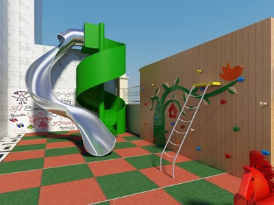 Play kids System Slide Children Parque infantil al aire libre, parque infantil al aire libre TQ-FB203