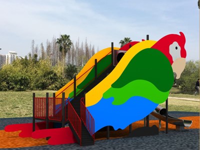 Parque de diversiones para niños y equipo de juegos al aire libre para niños Área de juegos para niños para jardín de infancia TQ-FB320