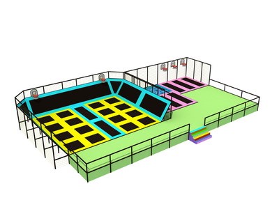 KidsPlay Play Multi-Function Kids Salto interior grande Bungee Trampoline Park KP-150311